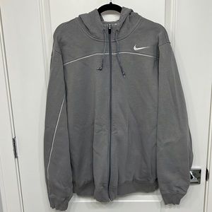 Nike Full Zip Gray Sweatshirt XL